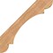 Ekena Millwork 3 1/2"W x 36"D x 36"H Olympic Smooth Knee Brace, Western Red Cedar BRC04X36X36OLY00SWR - alternate 2